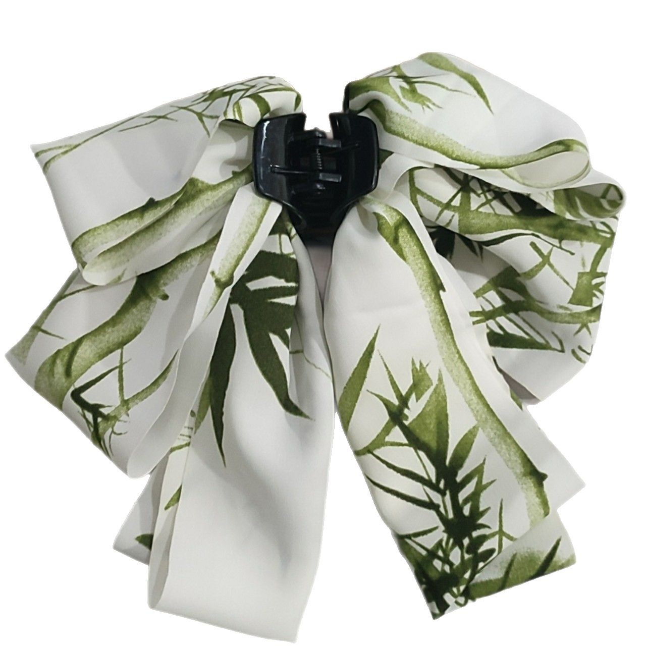 The new Chinese-style ponytail clip, bow, ancient-style hair clip, a new high-end clip headwear that highlights a woman's face, and a traditional Chinese style hair accessory Item Picture