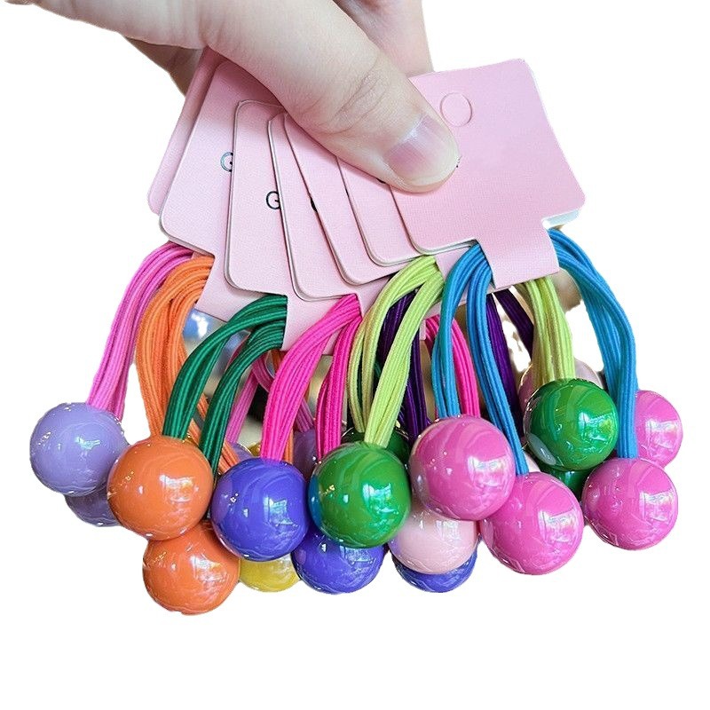 وشعر الأطفال بشريط حلوي حلوي دائري، بذيل بلون Item Picture