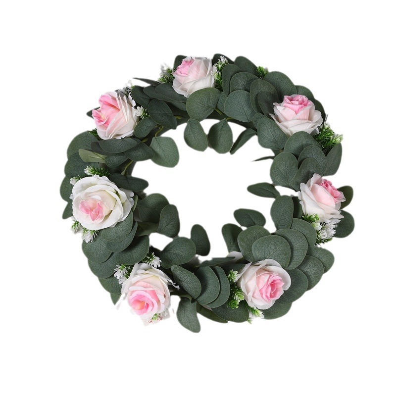 Wedding, restaurant, hotel, round table, turntable, oval in the middle, flower arrangement, restaurant, candle arrangement, flower wholesale Item Picture