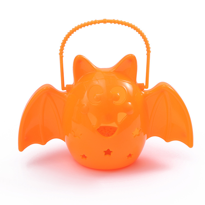 Halloween Portable Light Bat Light New Children With Sound Effects Jack-O '-Lantern Activity Props Children's Toys Specification drawing