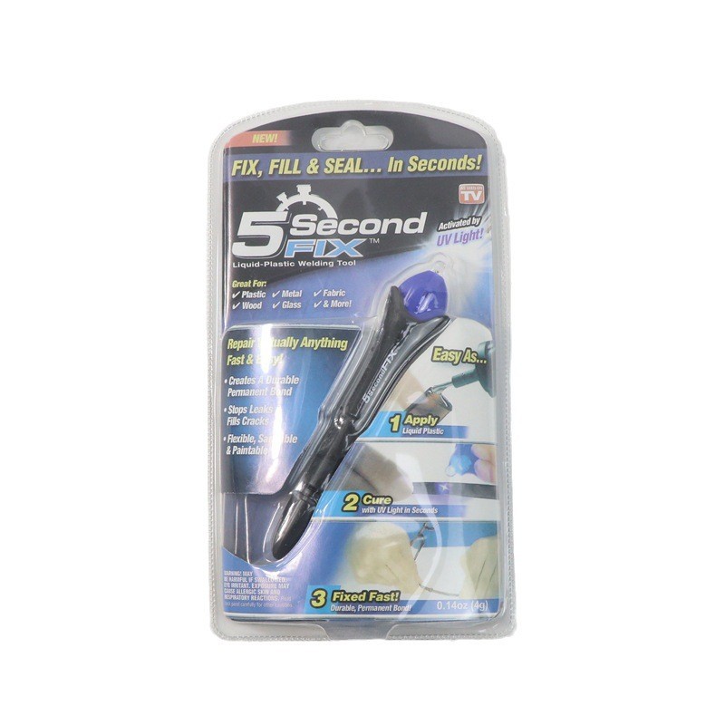 TV新品 5second fix液体塑料5秒胶粘 紫外线胶水厂家直销