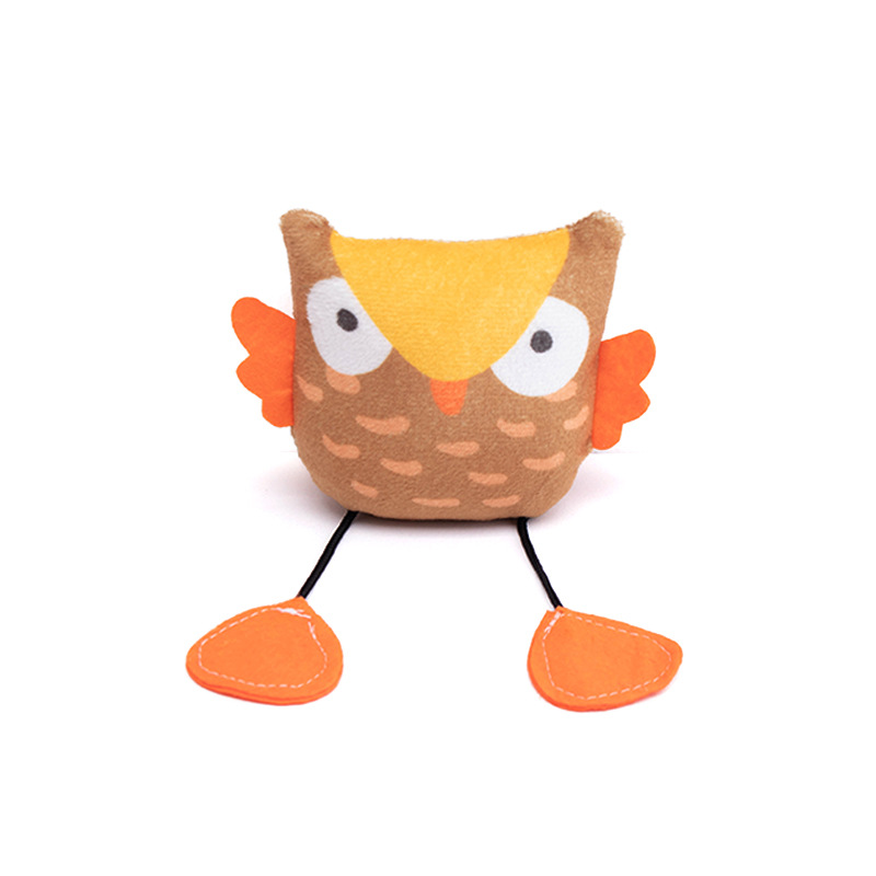 跨境新品猫咪毛绒玩具猫头鹰仙人掌造型猫咪自嗨猫薄荷毛绒玩具详情图5