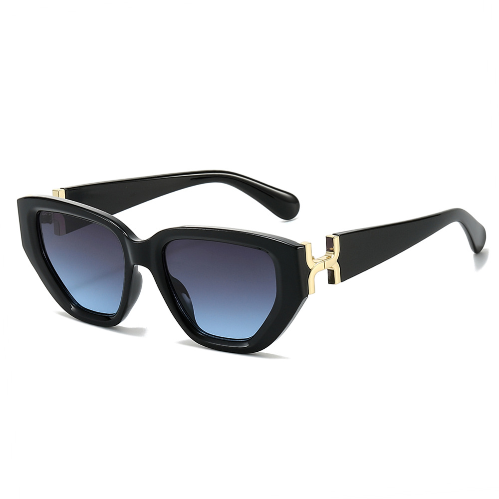 New anti-ultraviolet cycling metal accessories with a high-end feel, cross-border European and American new trendy and versatile sunglasses for both men and women details Picture