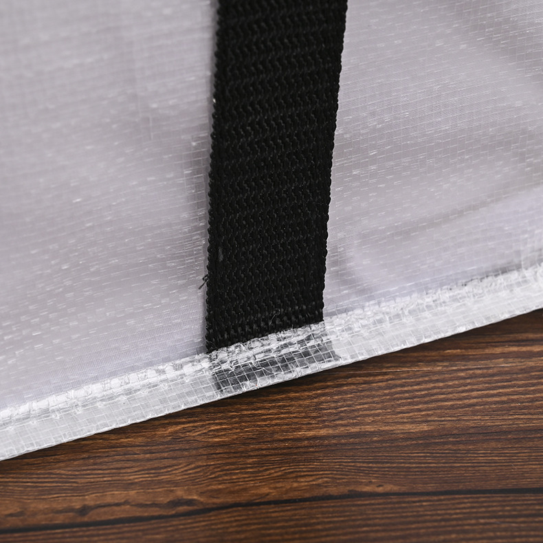 Moving Woven Bag Amazon Cross-Border Quilts Large Storage Zipper Portable Woven Bag Customization Application Scenario