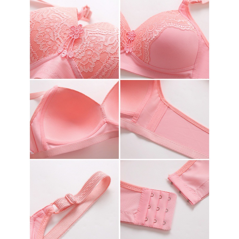 New large-sized bras directly supplied by the manufacturer, thin, wrinkle-free, comfortable, gathering, side-folding lace underwear for women, Middle East, South America, Latin America, Russia Application Scenario