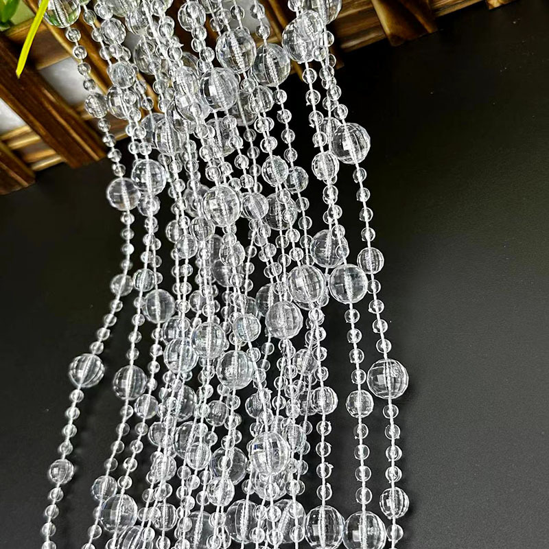 亚克力珠帘线帘婚庆路引水晶串婚礼现场舞台吊顶装饰diy门帘隔断详情7