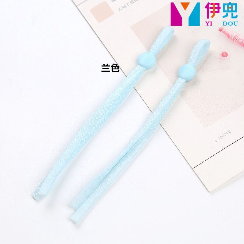 Sunscreen Mask Mask Rope Adjustable 5Mm Elastic Ear Rope Hat Hair Accessories Color Pull Flat Buckle Rope details Picture