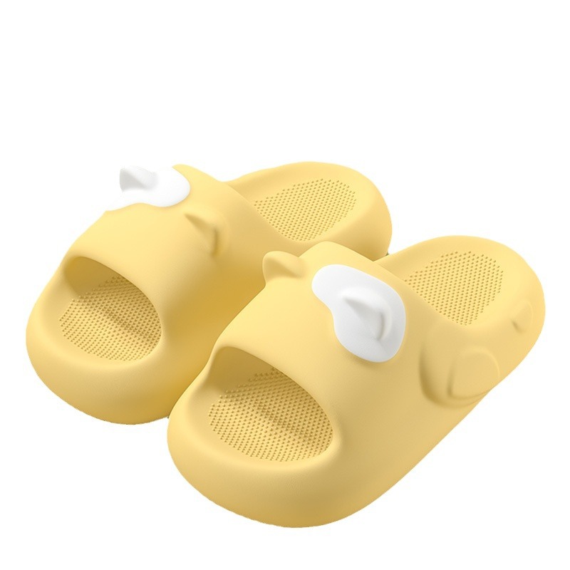 Cute cat stereo ear flip-flops Couple home shoes wear non-slip platform flip-flops women summer slippers men Item Picture