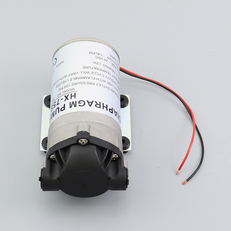 Household reverse osmosis water purifier flat head pump booster pump Pure water pump RO-75GWater Purifier Flat Head Pump Specification image