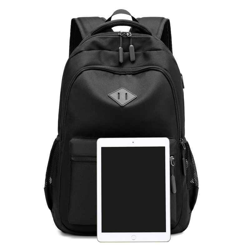New cross-border schoolbag for girls, campus college style, student bag, large-capacity casual backpack, travel backpack for men details Picture