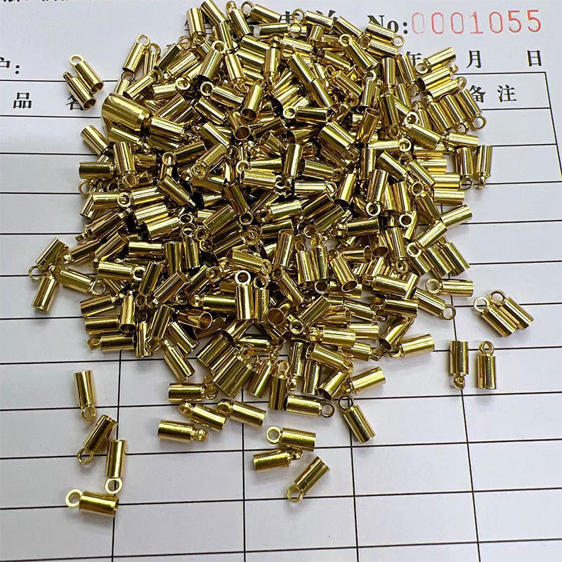 3*8 edge-trimmed weights, bucket connection buckle, sand gold clock, diy accessories, bracelet, beaded leather rope buckle, decorative accessories Item Picture