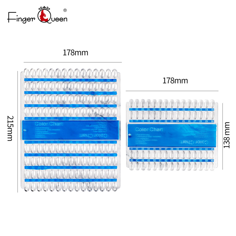 Nail Salon Color Palette 60 Color 120 Color Nail Display Board Nail Polish Sample Display Color Card Wholesale details Picture