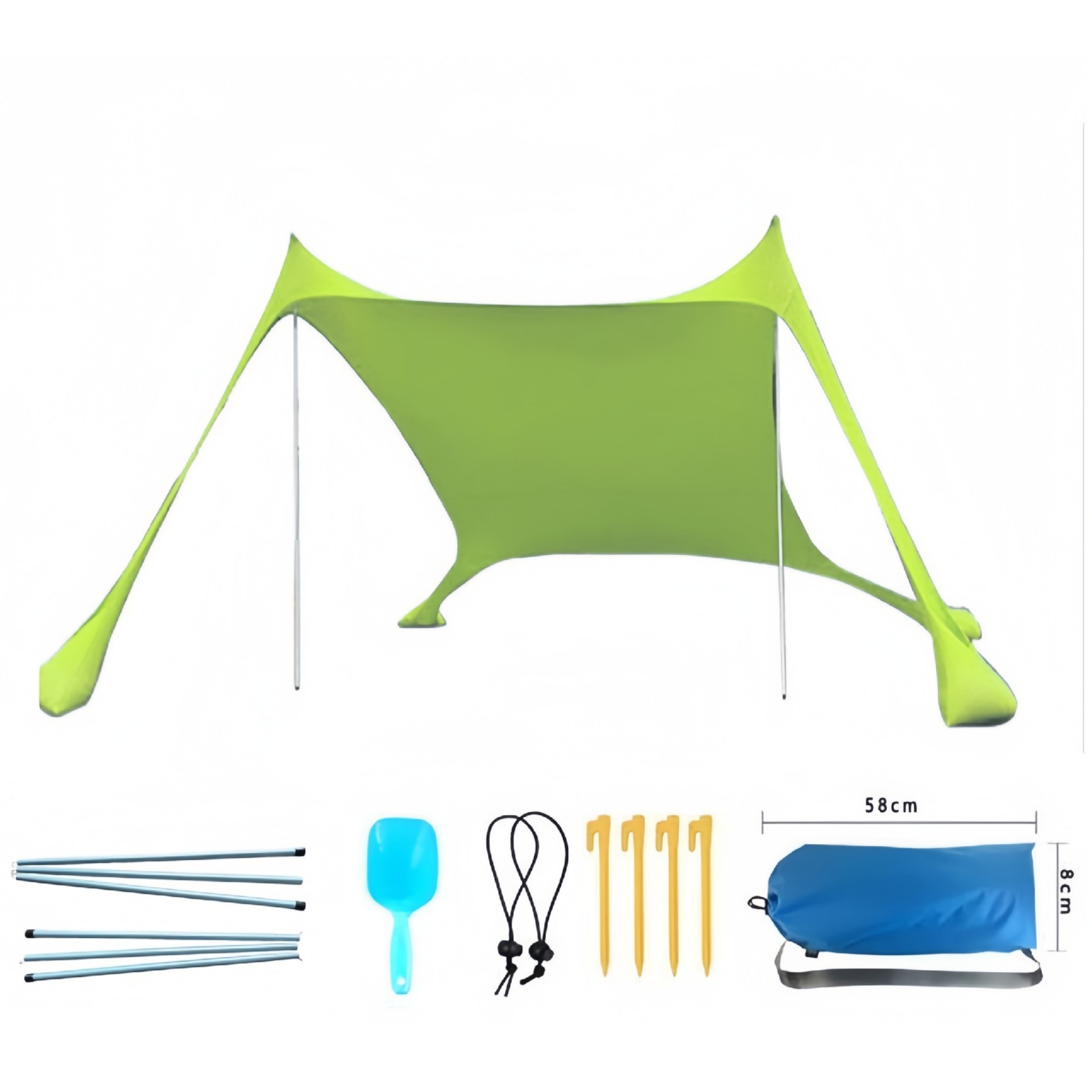 Customized portable Leica sunshade canopies for cross-border outdoor use, custom-made elastic beach tents, and lawns available all year round Specification image