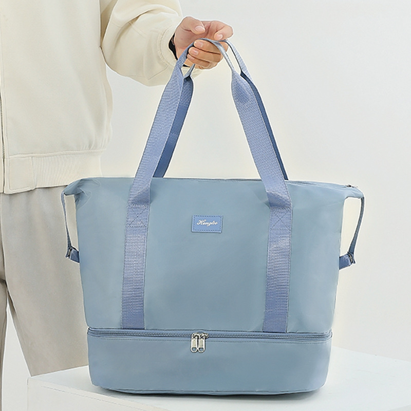 Travel Bag Wholesale Dry And Wet Separation Yoga Fitness Bag Travel Sports Portable Travel Bag Multi-Functional Travel Bag Specification drawing