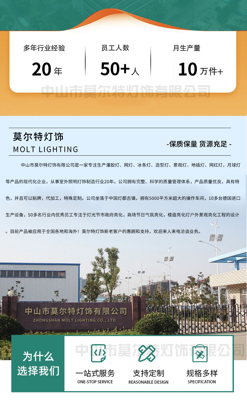 太阳能g50球泡灯串露营灯串户外节日帐篷装饰彩色氛围灯串圣诞灯详情32