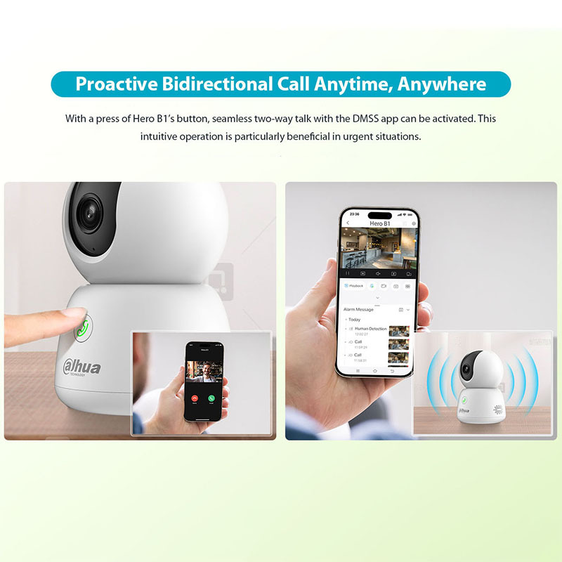 dahua camera English mobile Remote IndorRWIFPT 360-degree camera SD card Multilingual H5B details Picture