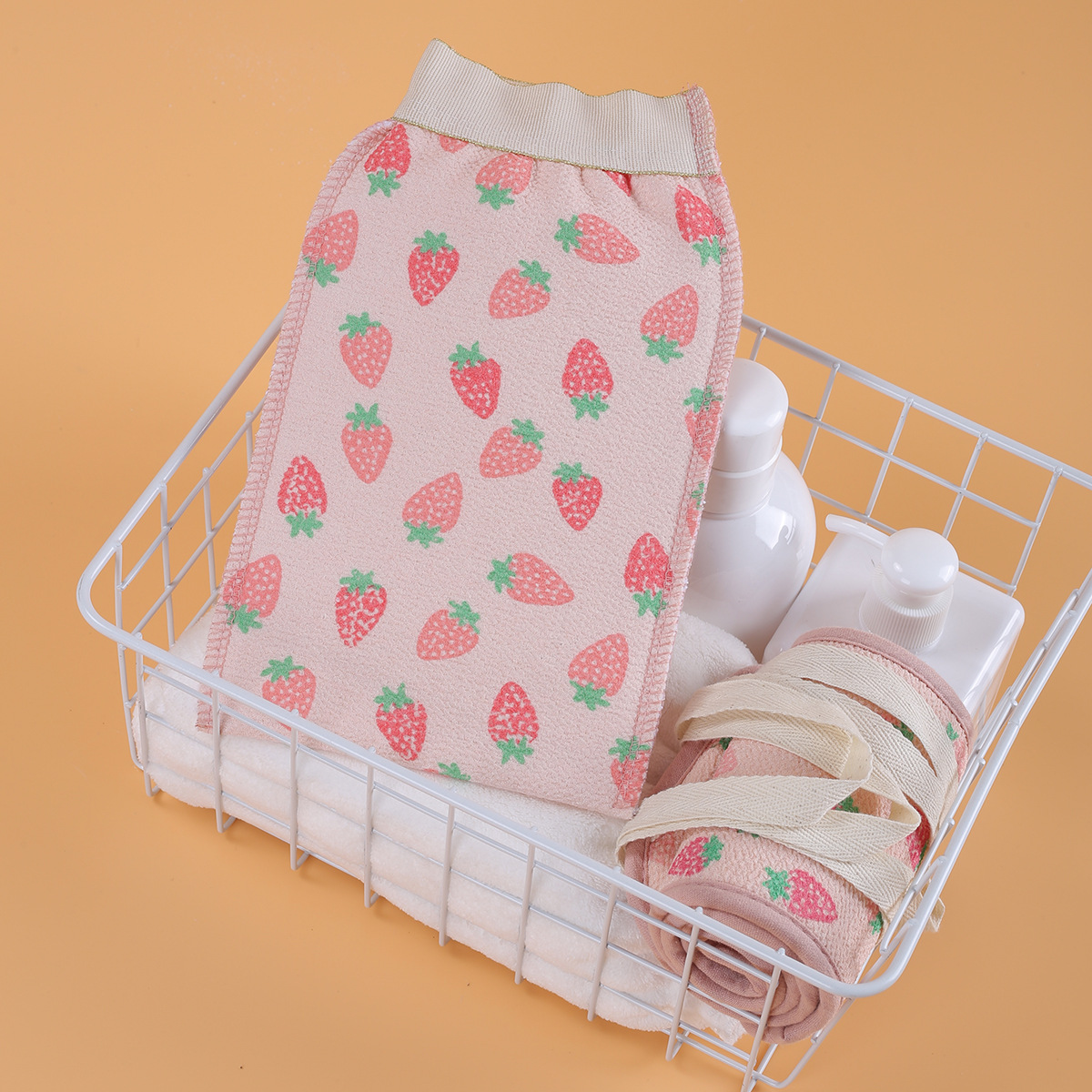Japanese Bath Towel Adult Household Thickened Double-Sided Bath Towel Soft Far Lower Ash Bath Club Decontamination Bath Tool Bath Gloves