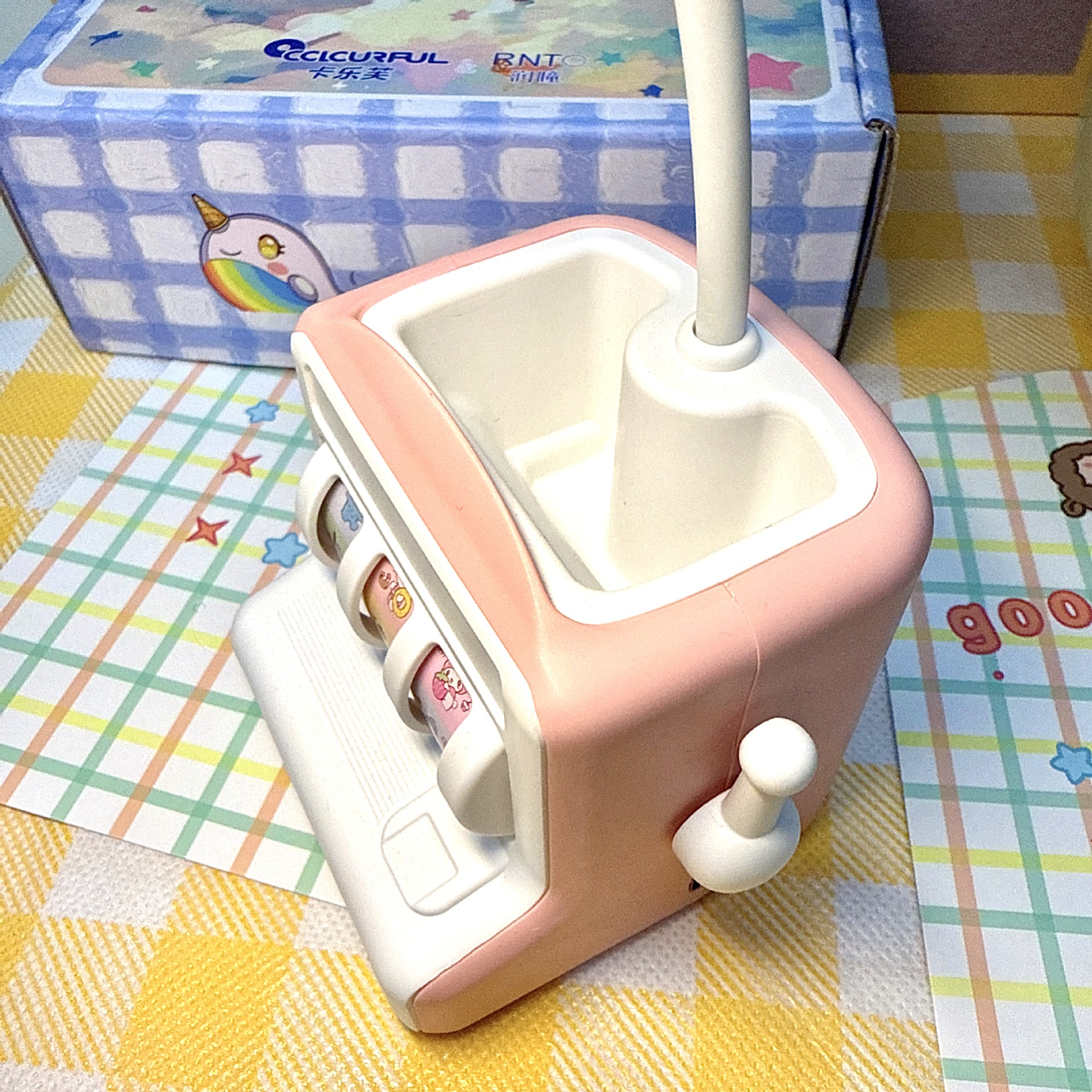 Cross-border Cartoon Rocking pen holder, a dual-purpose eye-protecting LED bedside lamp for students and children in dormitories Specification image