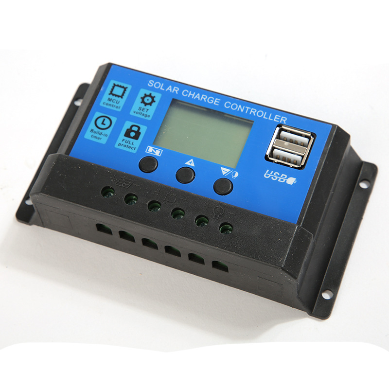 12V/24V10a 20A 30A Solar Charging Controller Photovoltaic Panel Controller Street Light Controller Item Picture