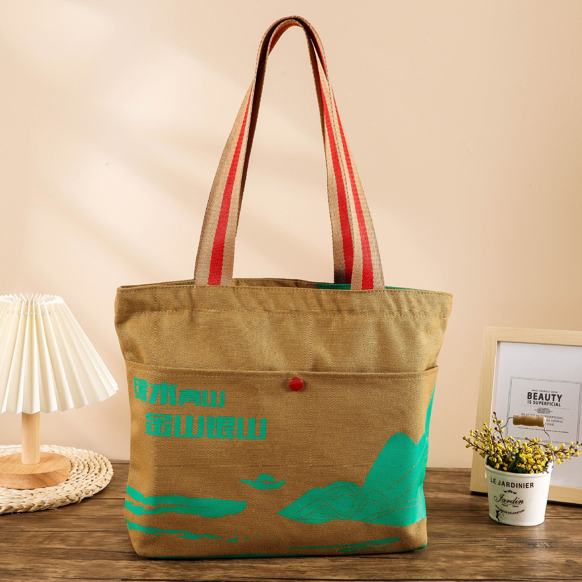 帆布包购物大容量手提袋手拎书袋补习布袋子补课布袋包书包定制