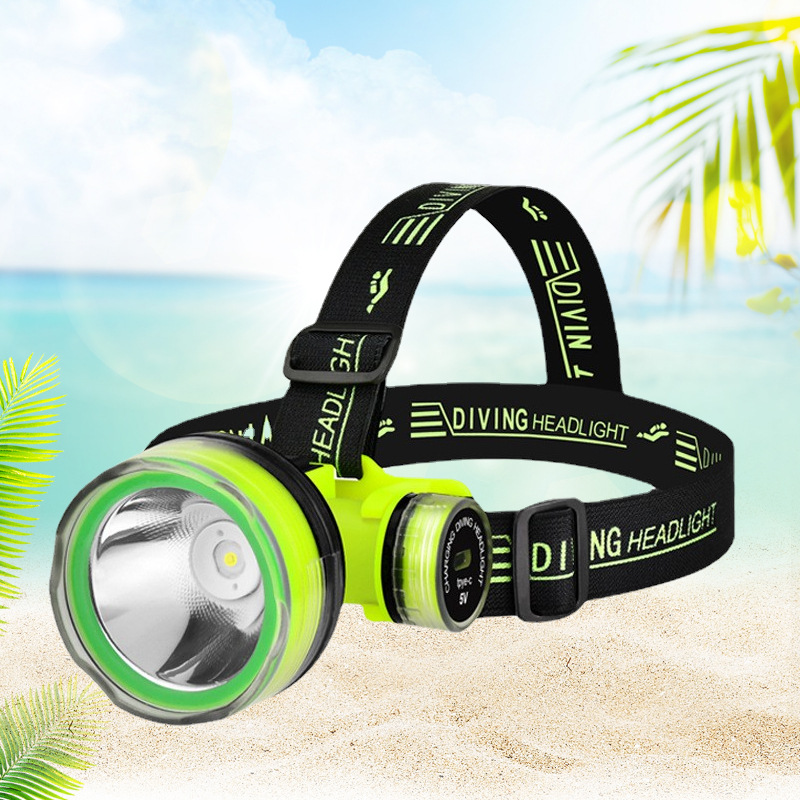 Outdoor new fixed focus diving headlight headlight headlight long endurance diving headlight equipment headlight