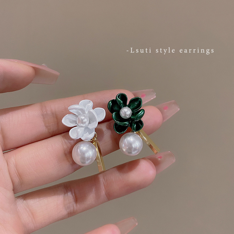 925银针/耳环女长款气质/饰品女长款气质/银饰品/耳环产品图