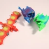 New cross-border stress-relieving ring, flying dragon soft rubber simulation dinosaur bat children's toy, fun clapping bracelet Specification image