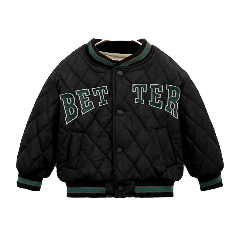 Korean baseball jackets for children, thickened cotton-padded jackets for boys and girls, and cotton-padded jackets for babies in spring, autumn and winter are all bestsellers Item Picture