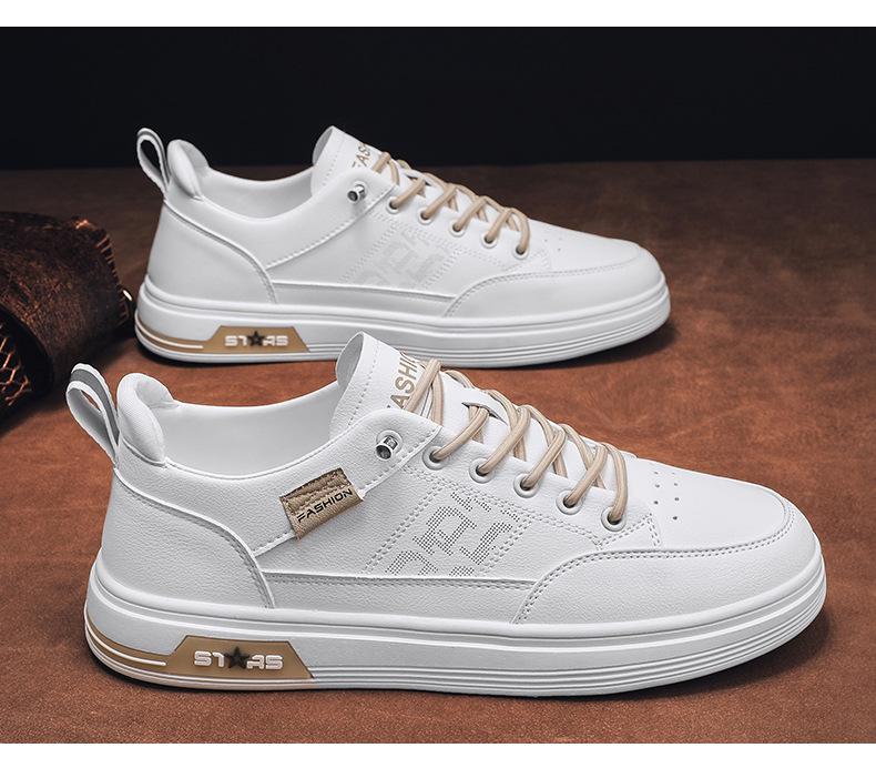 男鞋2025新款春季透气小白鞋韩版潮流百搭一脚蹬运动休闲软底潮鞋详情18