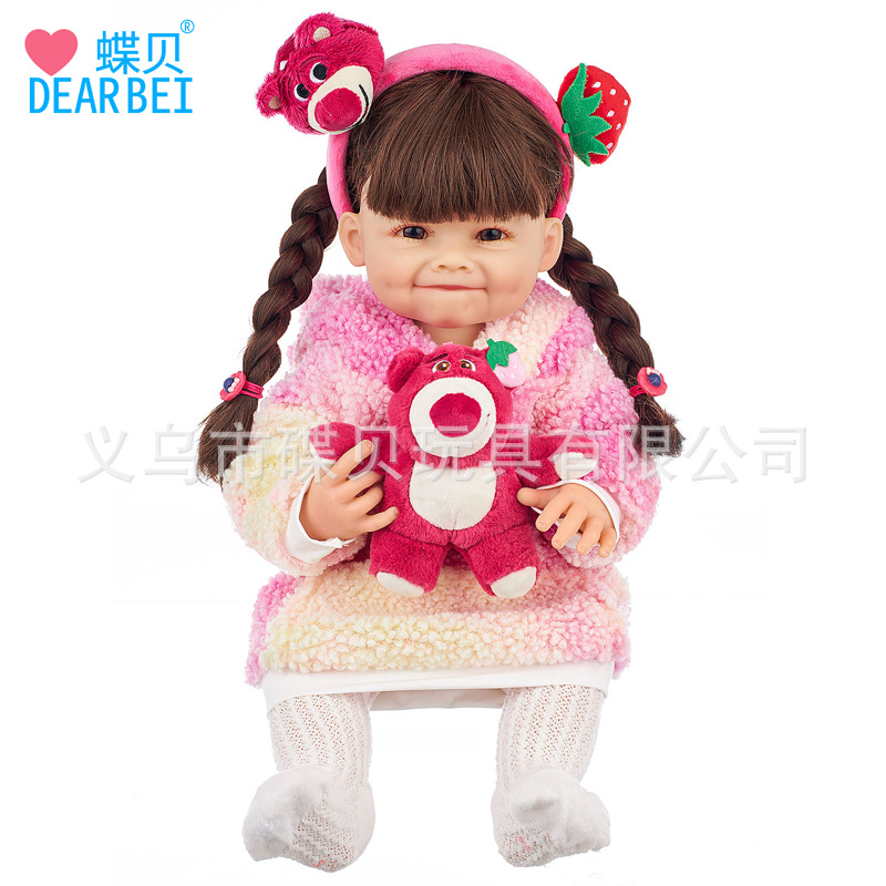 2023 nuevo producto simulación bebé muñeca 55cm reborn muñeca juguete lleno de goma suave muñeca regalo de cumpleaños para niños Application Scenario
