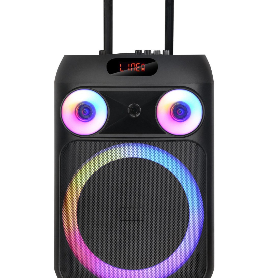 JBR-1206 12寸拉杆便携广场舞DJ移动bluetooth户外ok音响蓝牙音箱细节图