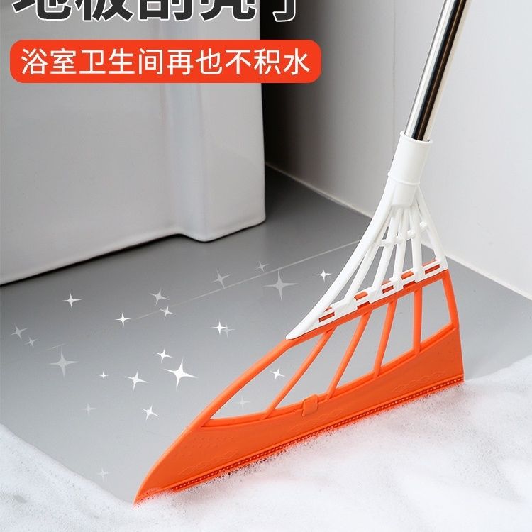 Black Tech Magic Broom Broom Household Wiper Bathroom Mop Broom Bathroom Hair Sweeper details Picture