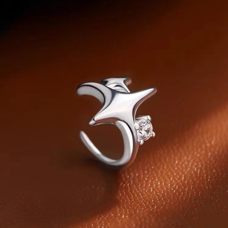 925 قرعة الأذن الفضية المصمَّمة من قبل مجموعة كبيرة من النساء من أجل تصميم الأقراط details Picture