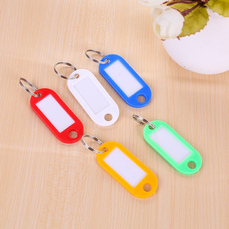 Color plastic single-sided sorting key card hotel number listing simple and convenient luggage boarding pass multi-color bucket details Picture