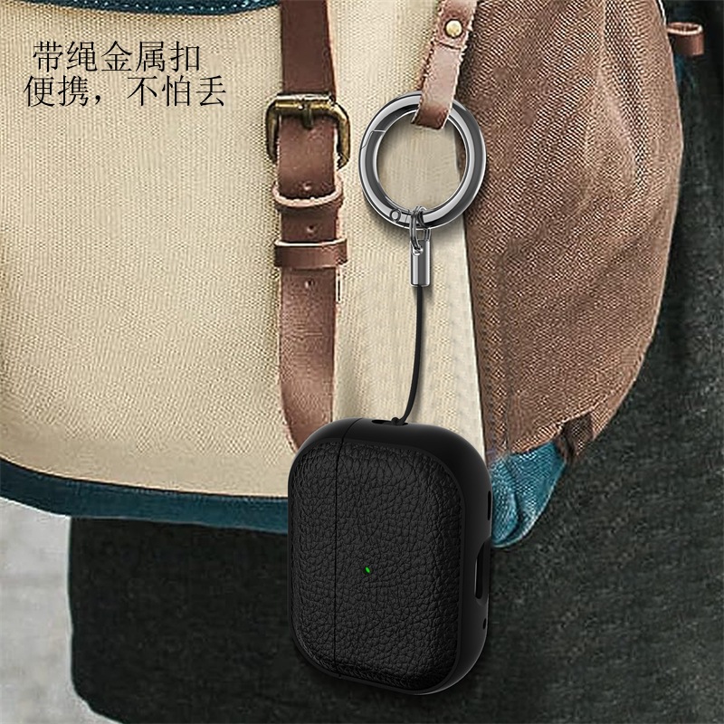Suitable for airpodspro3 case, Apple pro2 second-generation leather texture Bluetooth soft case, and airpods4 earphone case pic 8