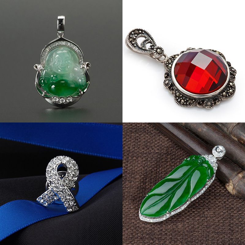 仿珍珠项链/半不锈钢链条/真珍珠项链/时尚饰品/竹节管珠产品图