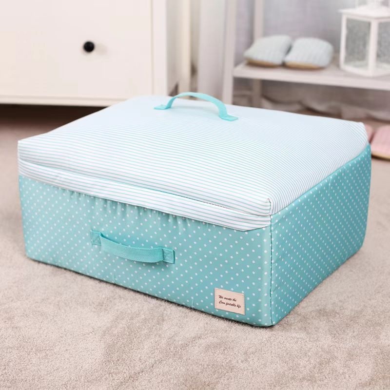 Thickened moisture-proof storage bag, clothing and quilt storage bag, clothing storage box, foldable Korean-style clothes, large capacity details Picture