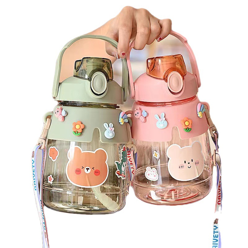 女士两用大肚白底实物图