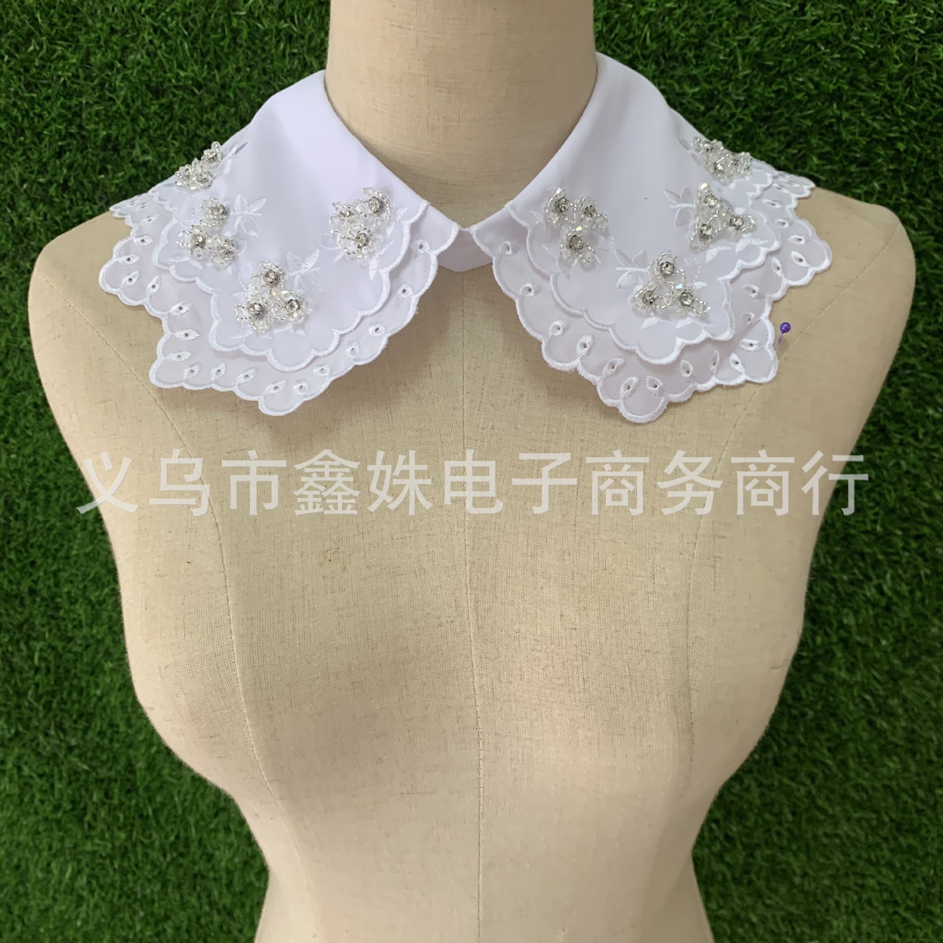 Best-selling heavy industry fake collar, versatile collar, autumn and winter sweater decoration, shirt collar inner layer, factory direct sales Specification image