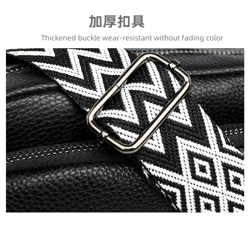 头层牛皮包包女新款跨境时尚真皮荔枝纹单肩包外贸百搭斜挎小方包详情13