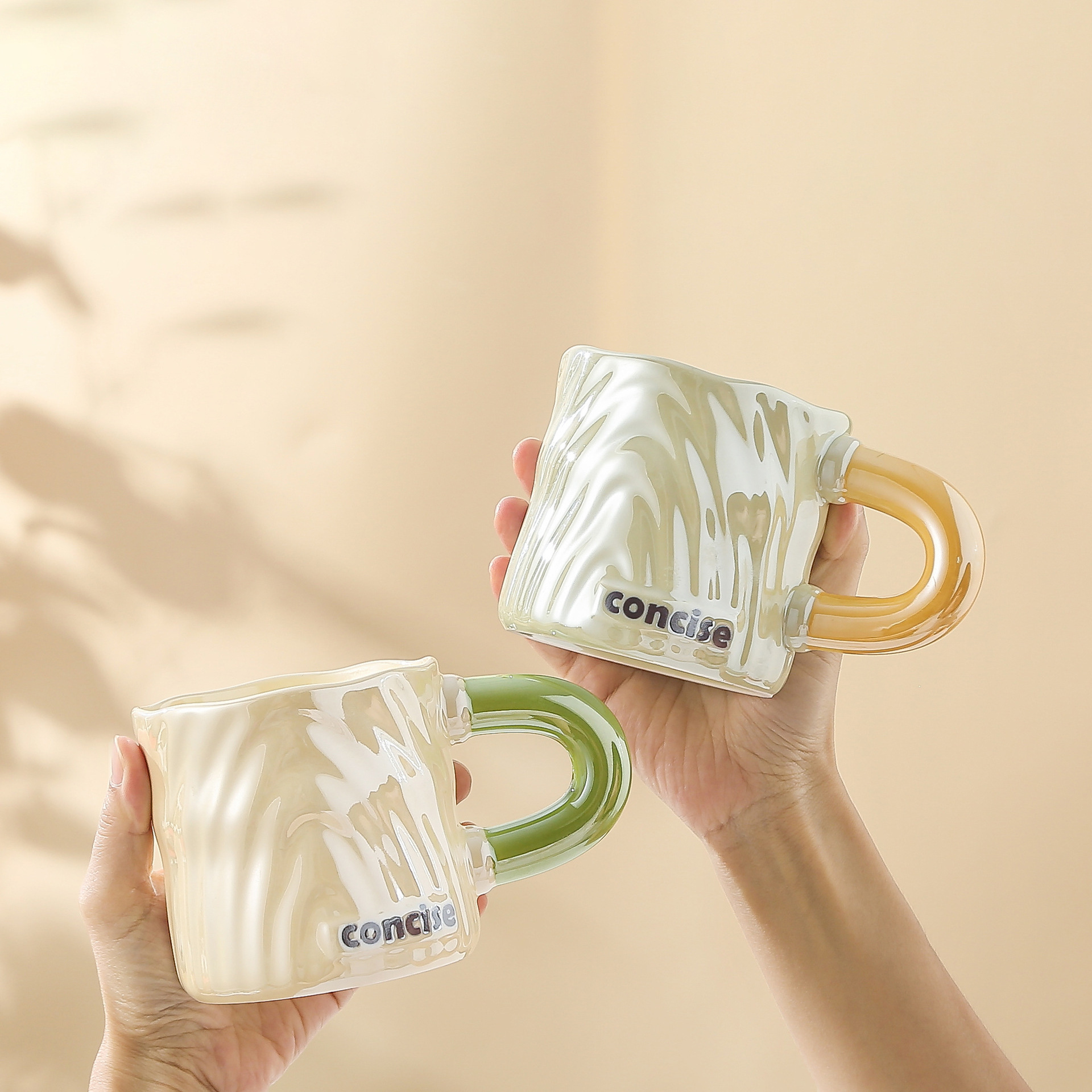 马克杯/陶瓷盖/咖啡杯/变色马克杯/陶瓷杯和盘子产品图