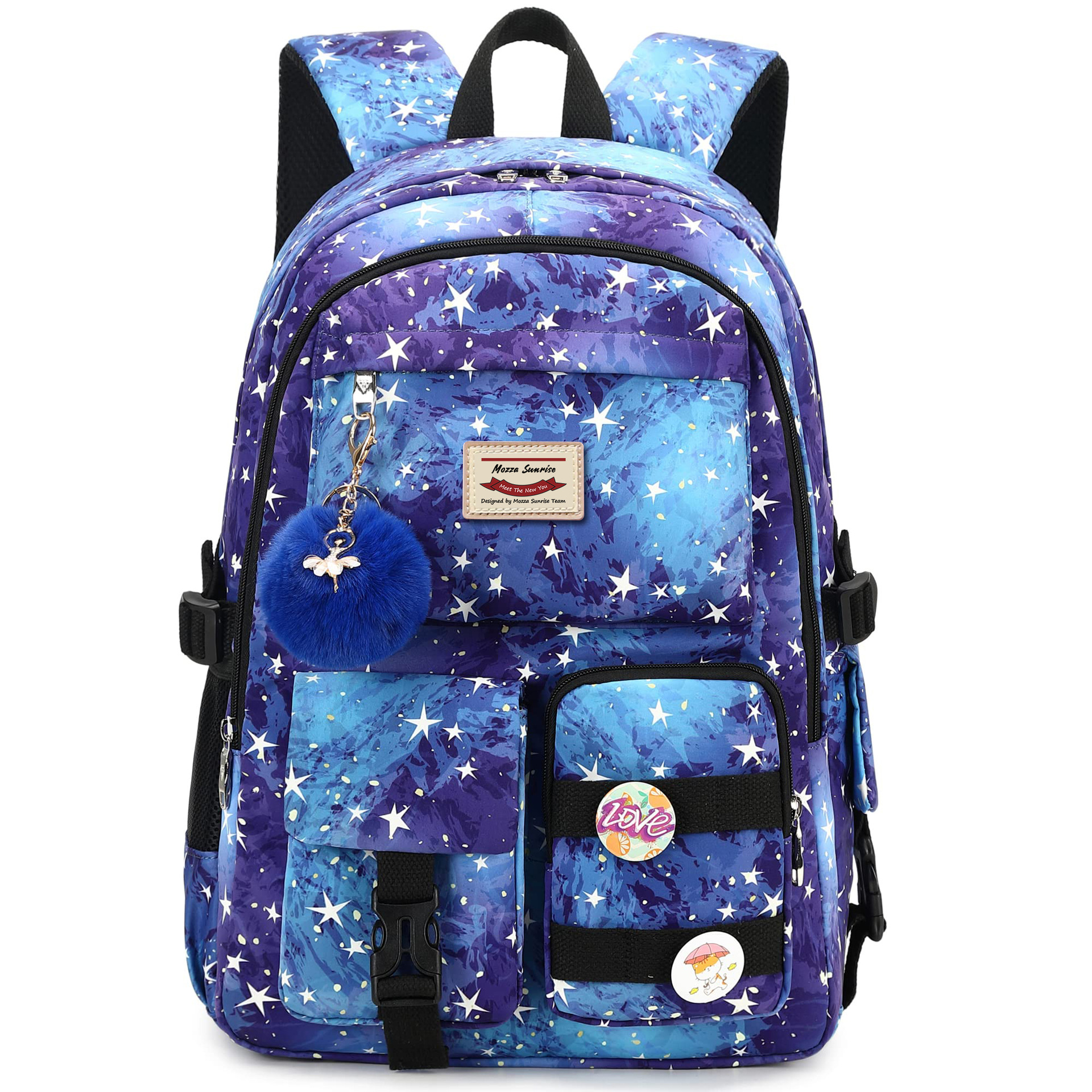 Amazon's new backpacks: girls' junior high school and senior high school schoolbags, large-capacity backpacks, college students' computer bags, cross-border Item Picture