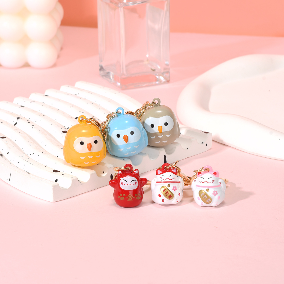 Gatito de dinero japonés pequeño colgante de disco usb de dibujos animados lindo gatito de dinero creativo accesorios llave mascota details Picture
