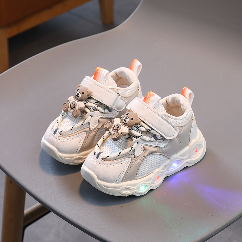 Kids daddy shoes primavera 2023 nuevo hombre casual color sólido correr zapatos transpirable niñas zapatos deportivos al por mayor Specification image