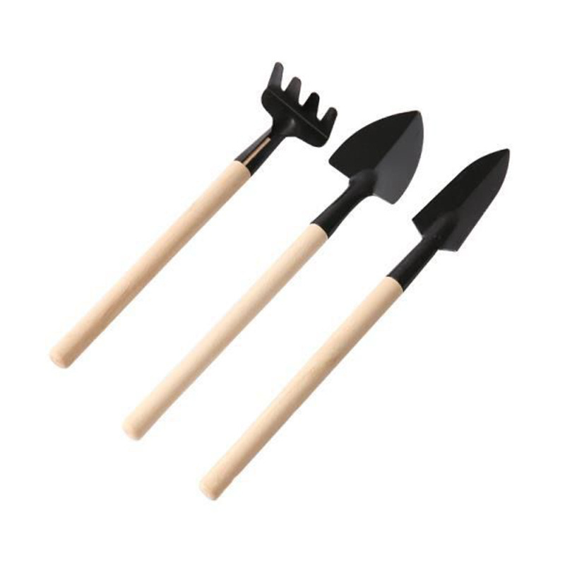园艺迷你工具三件套园艺园林工具三件套多肉小铁铲/耙/锹种花工具详情11