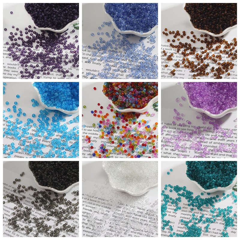Aliexpress Transparent Glass Rice Beads Loose Beads Beaded Accessories Handmade Diy Bracelet Hairpin Jewelry Materials Wholesale Application Scenario
