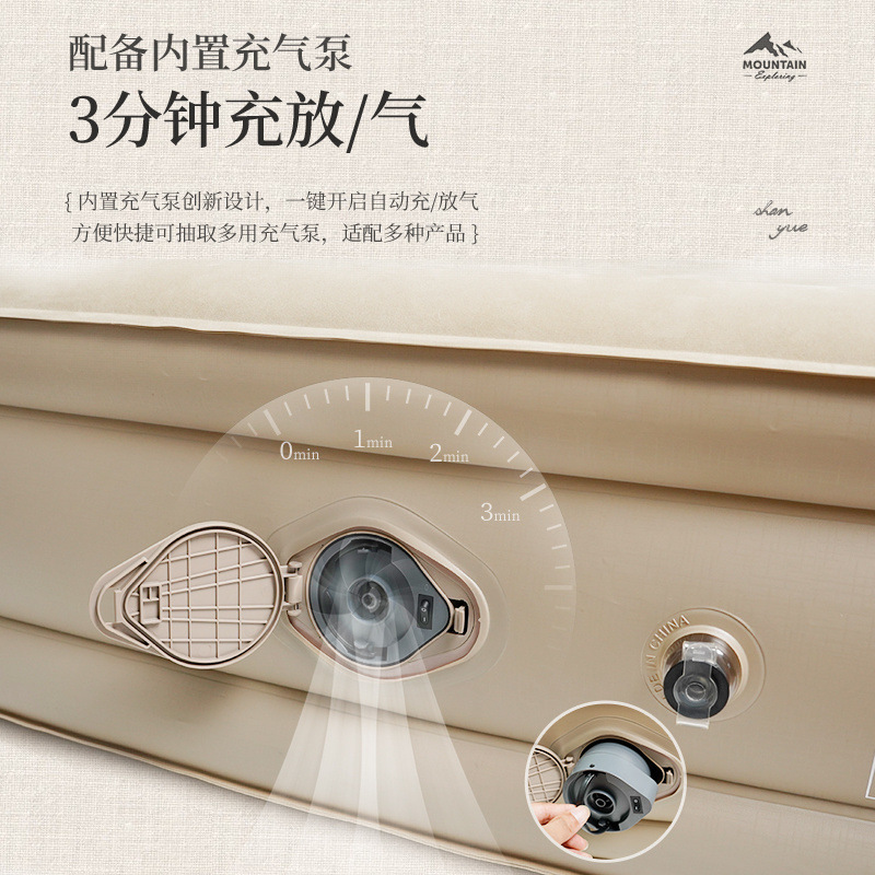 Inflatable mattress for outdoor camping folding bed Application Scenario