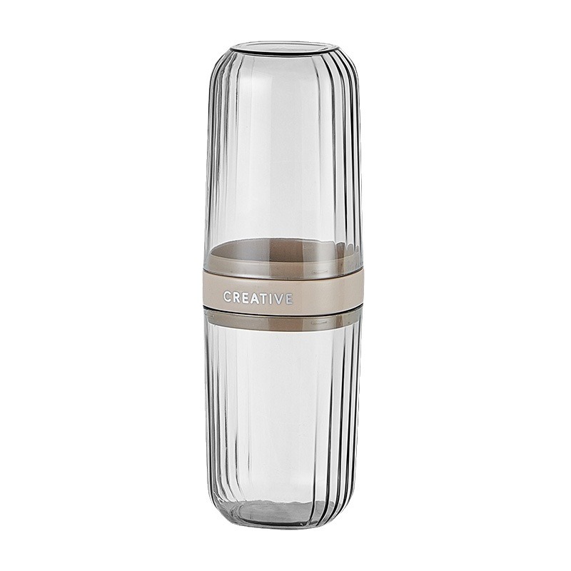 G56 Travel Mouthwash Cup, Electric portable dental Set, Toothbrush Cup Set, Light Luxury Plastic three-in-one washbasin Cup Item Picture