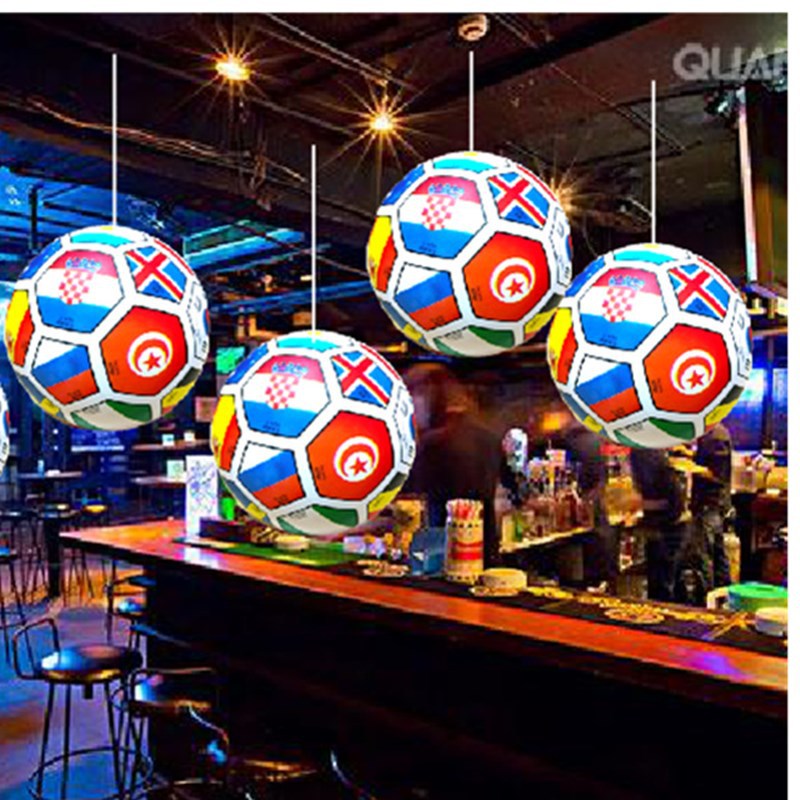世界杯装饰万国旗球多种场合户外装饰足球室内酒吧商店超市吊装球