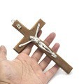 8.5*15cm large wooden cross, hand-held cross gift wholesale, cross-border e-commerce decorative items